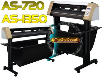 Máy cắt chữ decal AS-1350 và AS-720 giá rẻ, cắt bế chuẩn