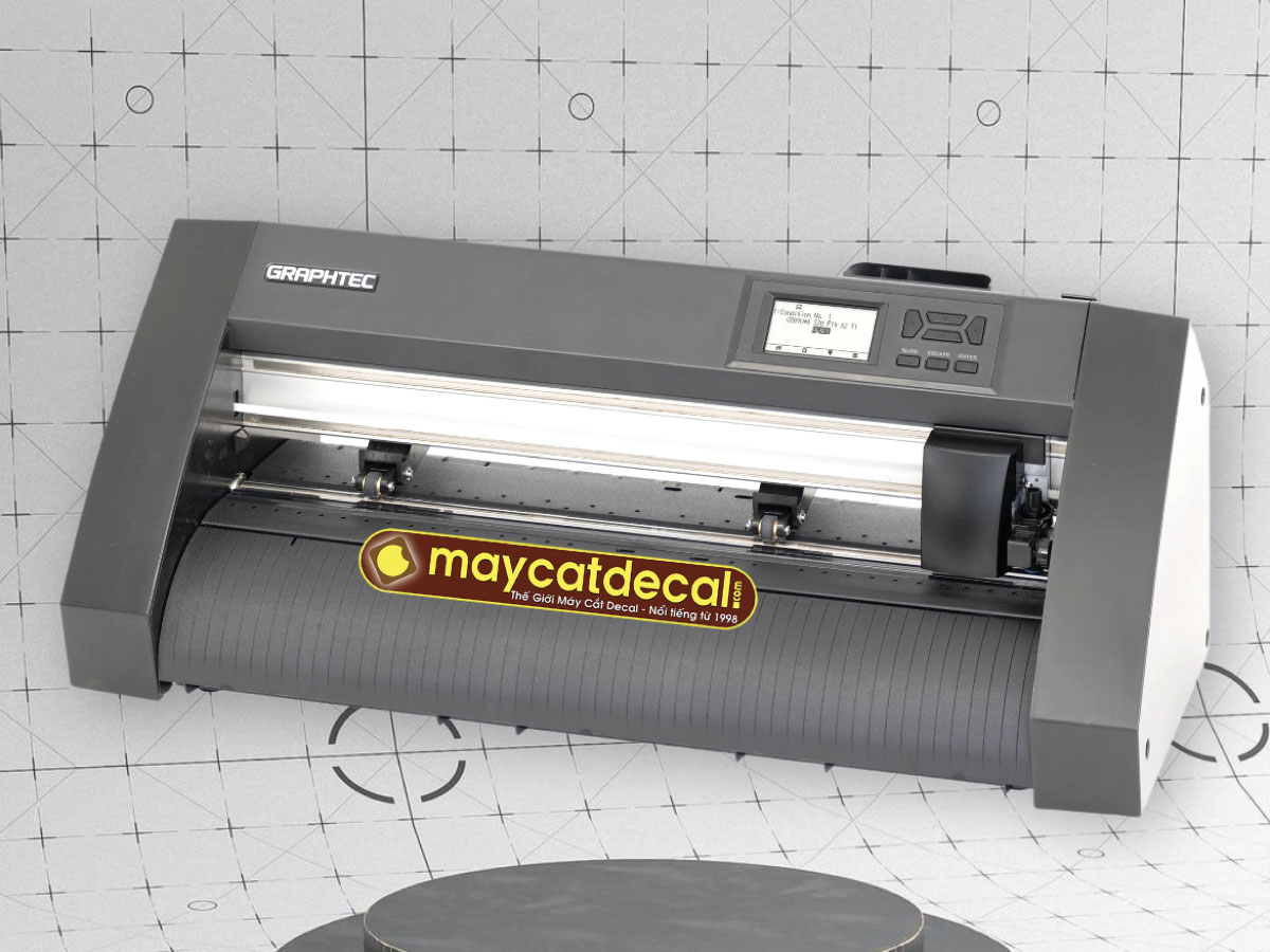 Máy bế decal tem nhãn mini A3 Graphtec CE8000-40 cho nhà in nhanh